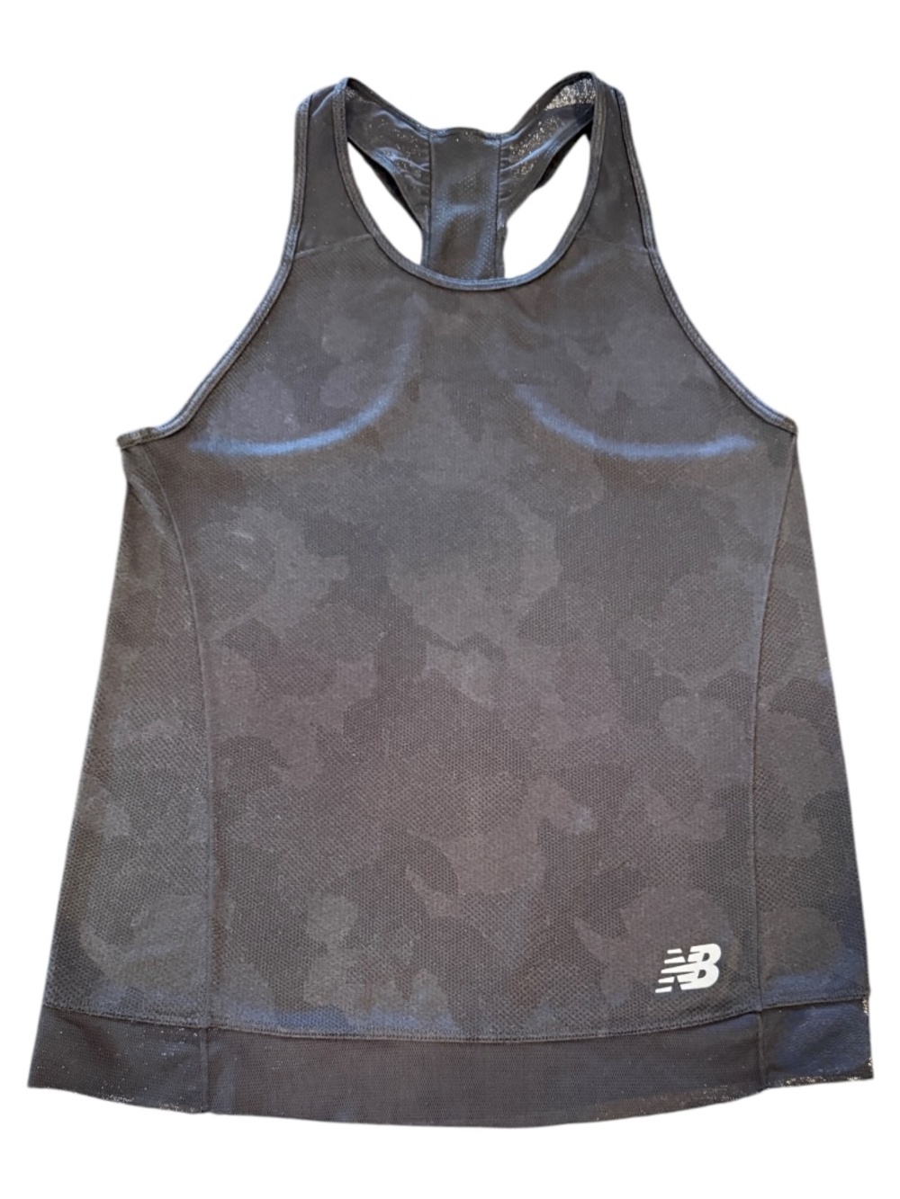 New Balance Ice Black Faint Camo Print Tank